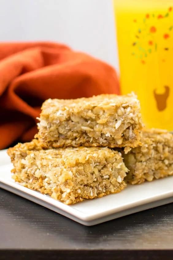Banana Oat Bars Recipe Range